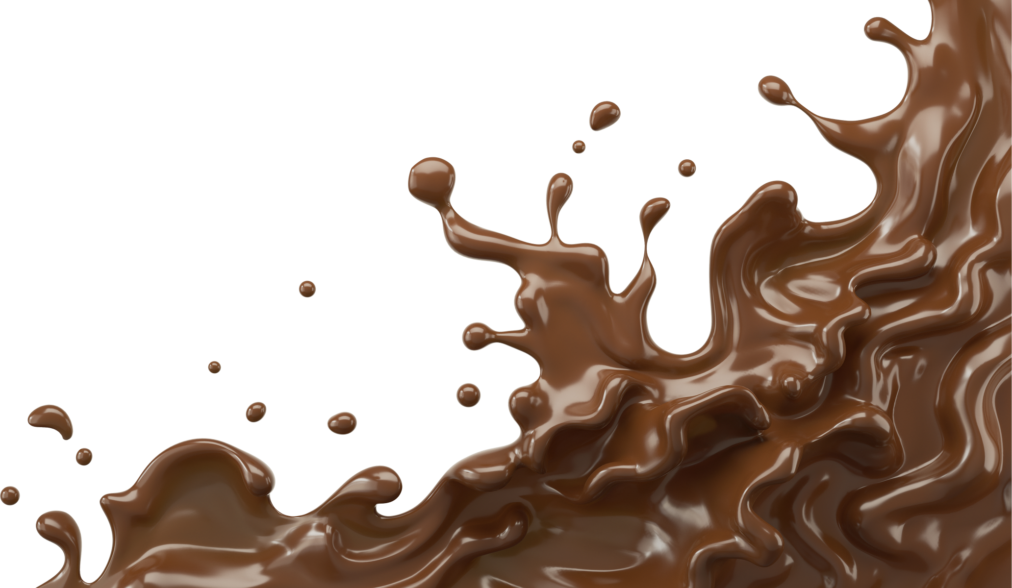 wave of Chocolate or Cocoa splash
